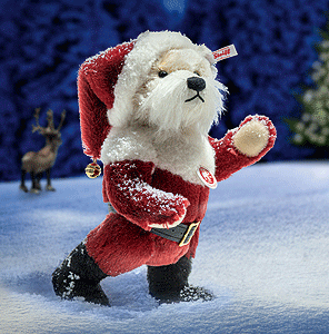 steiff santa bear