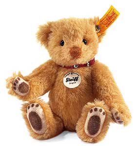 Steiff Classic 18cm Blond Alpaca Teddy Bear - EAN 027741