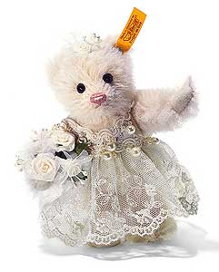 Steiff Classic 12cm Teddy Bear Bride - EAN 027970