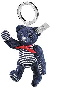 Steiff Selection Jeans Teddy Bear Keyring - EAN 035692