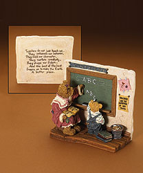 Miss Wise with Newton by Boyds 228507