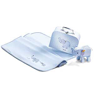Blue Little Circus Elephant Gift Set by Steiff 235863