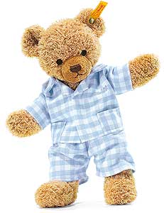 Steiff 28cm Sleep Well Bear - Blue 237010