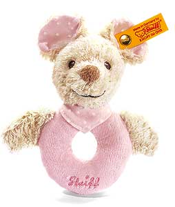Steiff SNIFFY Mouse Grip Toy 237737