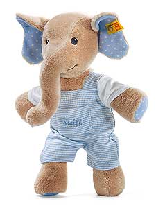 Steiff TRAMPILI Elephant (blue)  - 237881