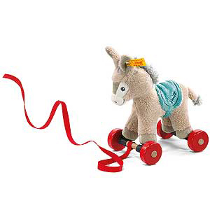 Steiff ISSY Donkey Pull Along 18cm - 238642