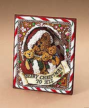 Kris Kringlebeary plaque by Boyds 24811 A06