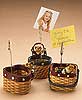 Jilly, Milly & Lilly Basket Memo Holder Set 4161