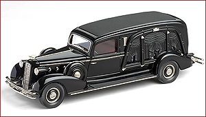 1934 Miller - La Salle Art Carved Funeral Coach CSV13