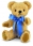 Merrythought 14 inch London Curly Gold Teddy Bear GM14CG - view 1