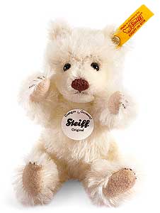 Classic 12cm white Mini Teddy Bear by Steiff 001109