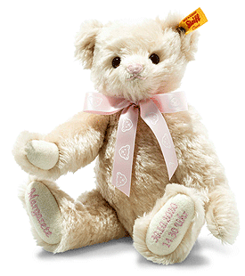 Steiff Personalised Birth Teddy Bear with FREE Gift Box 001673