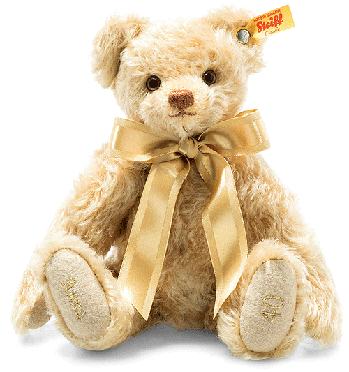 Steiff Personalised Jubilee Teddy Bear with FREE Gift Box 001697