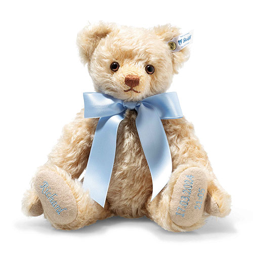 Steiff Personalised Teddy Bear 001703-BLUE