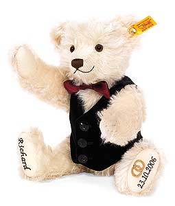 Personalised Teddy Bear Groom by Steiff 001970
