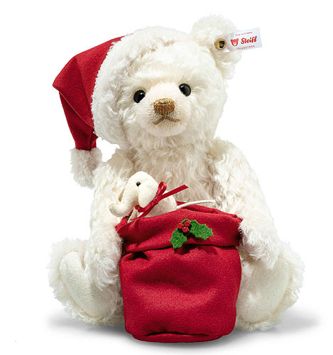 Steiff Santa Teddy Bear With Light 005879