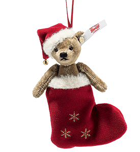 Steiff Christmas Teddy Bear Ornament 006043