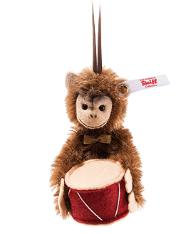 Steiff Jocko Monkey Ornament 006340