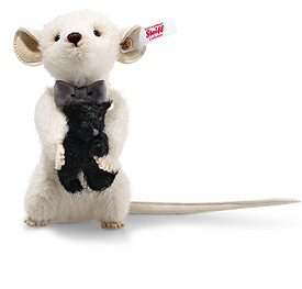 Steiff Peky Mouse With Teddy Bear 006852