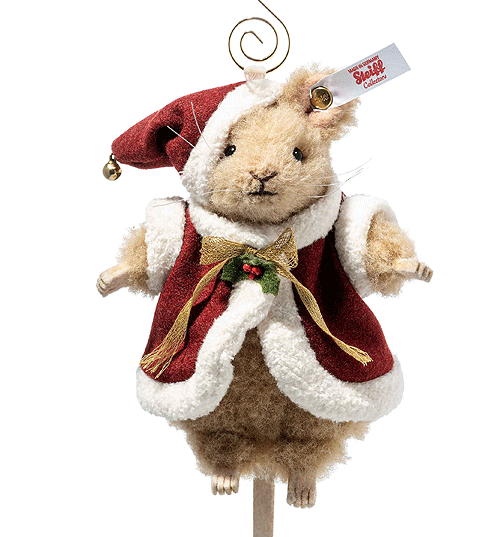 Steiff Santa Mouse Ornament 007262