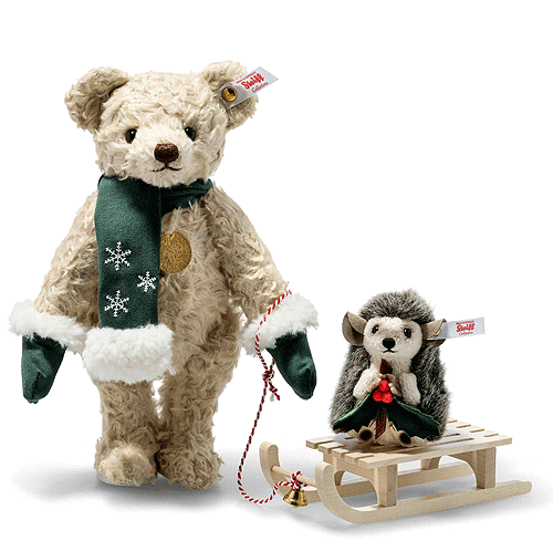 Steiff Teddy bear with hedgehog 007286