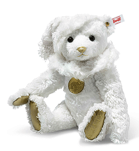 Steiff White Christmas Musical Teddy bear 007293