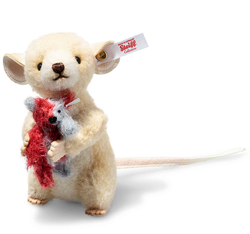 Steiff Lina Mouse with Harlequin Teddy Bear 007385