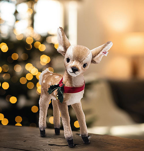 Steiff Rieke Christmas Fawn 007477