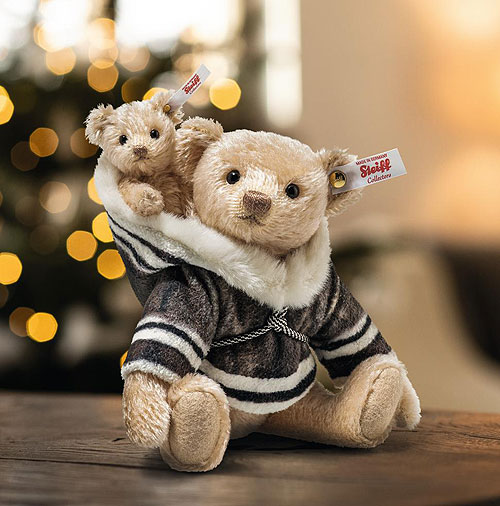 Steiff Mama Teddy Bear With Baby 007569