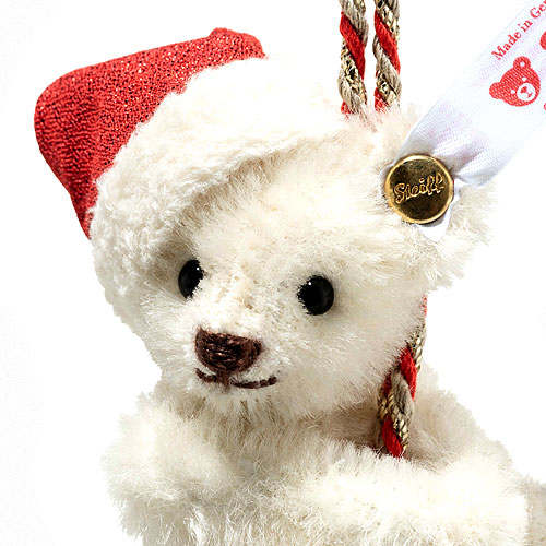 Steiff Teddy Bear Ornament On Bell 008023