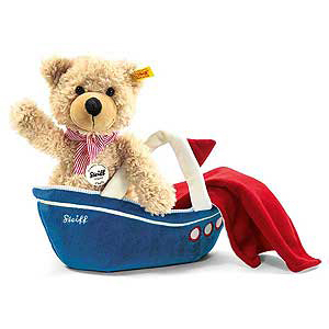 CHARLY Dangling Teddy Bear with bag by Steiff 012518