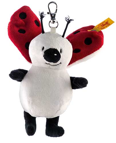 Steiff Ladybug Pendant Keyring 024306