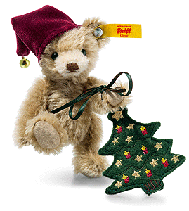 Steiff Nic Teddy Bear with Christmas Tree 026782