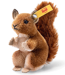 Steiff Wildlife Squirrel in Gift Box 033001