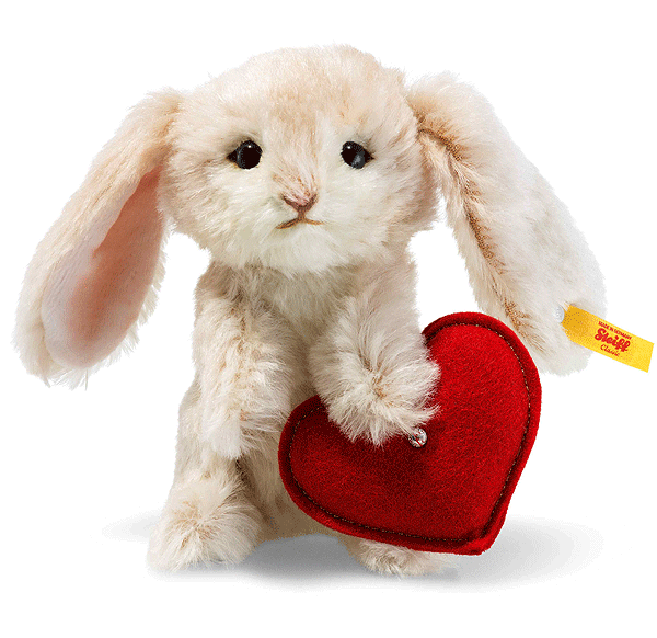 Steiff Rabbit With Heart 033506