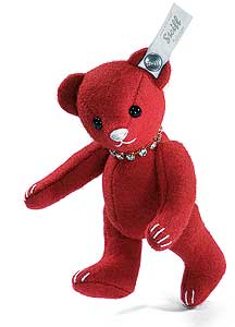 Steiff Red Felt Teddy Bear EAN 035845