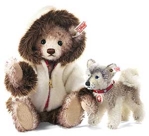 Steiff Hudson Teddy Bear with Husky 036682
