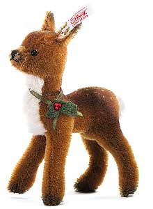 Christmas Fawn by Steiff 036705 Christmas Fawn by Steiff 036705