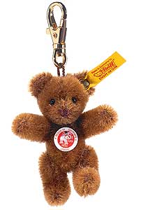 Mohair Russet Mini Teddy Bear Keyring by Steiff 039003