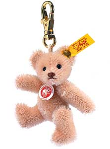 Steiff Rose Mini Teddy Bear Keyring 039102