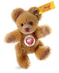 Steiff Fox Red Mohair Mini Teddy Bear 039348
