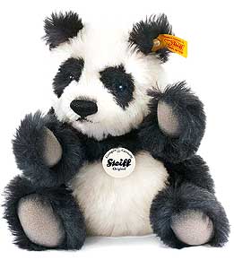 Classic 25cm soft Teddy Bear Panda by Steiff 039645