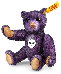 Steiff Miniature Teddy Bear - aubergine 040276