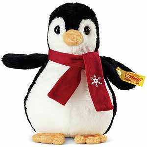 Steiff Flaps 17cm Penguin with Scarf 063626