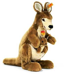 Steiff Kangaroo with Baby 064227