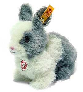 DORMILI grey/white dwarf rabbit by Steiff 076534