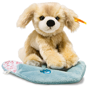Steiff Kelly Dog in Heart Bag 077050