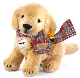 Little Scots LUMPI Golden Retriever with scarf by Steiff 079498