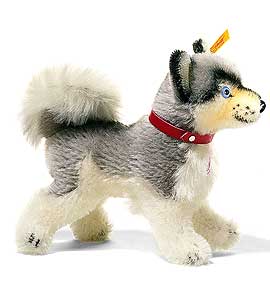 Steiff mohair mini husky 079689
