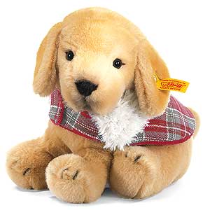 Little Scots LUMPI Golden Retriever with Dog Blanket by Steiff 079894